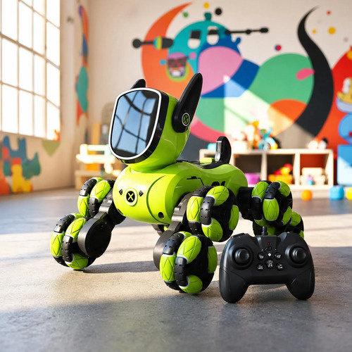 Robot perro acrobático con luces y sonido infantil Cx-1203g