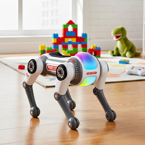 Robot perro inteligente interactivo con luz y sonido Robo-1