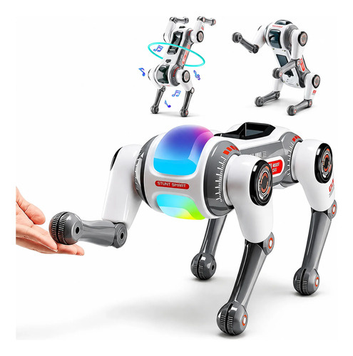 Robot perro inteligente interactivo con luz y sonido Robo-1 - Imagen 3