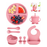 Set alimentación bebe antideslizante plato de silicona Beb1 – imagen 29