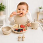 Set alimentación bebe antideslizante plato de silicona Beb1 - Imagen 52