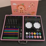 Set De Arte Kit Infantil En Maletín Pinturas 50 Piezas