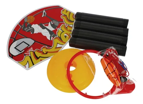 Tablero aro de básquet regulable en altura + pelota Hx-sports - Imagen 5
