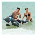 Tiburon Flotador Inflable Bote Pileta Chicos Juego Animal - Imagen 3