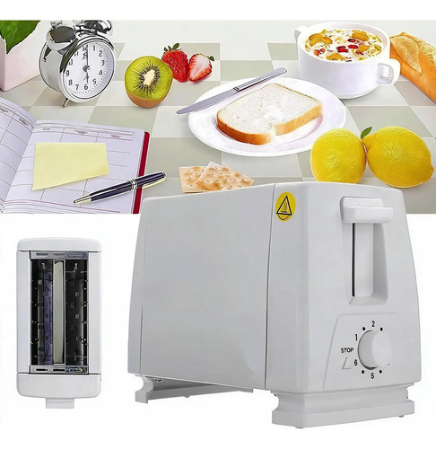 Tostadora De Pan Electrica 750w Automatica 220v 2 Ranuras - Imagen 2