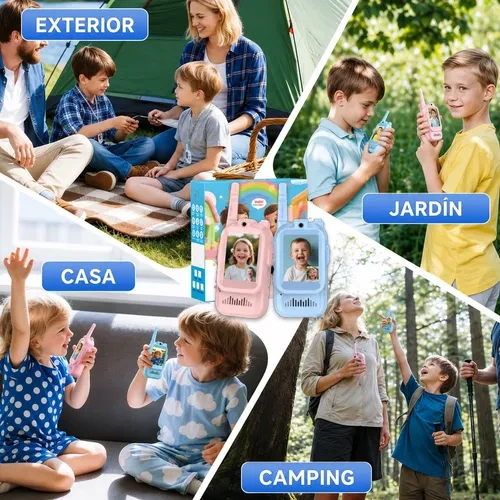 Walkie Talkie Con Pantalla Handy Infantil Niños Lt-26019 – accesorios incluidos
