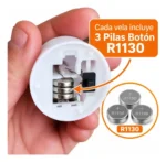 48 velas LED cálidas - Imagen 4