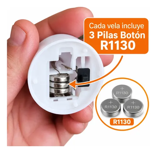 48 velas LED cálidas - Imagen 4