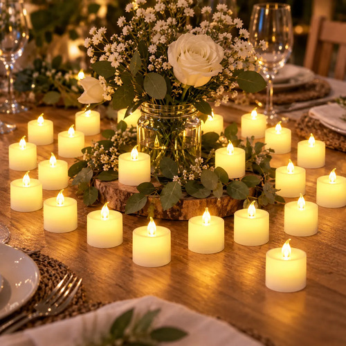 48 velas LED cálidas - Imagen 7