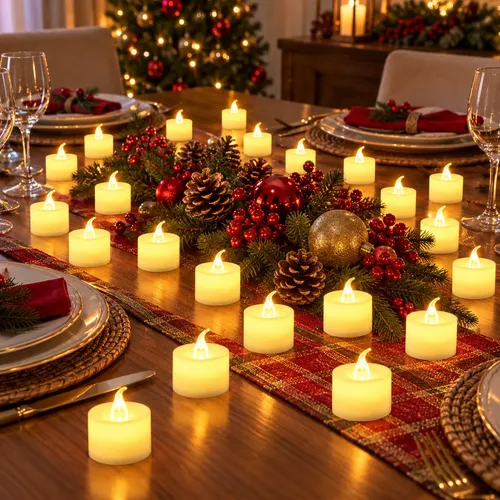 48 velas LED cálidas - Imagen 6