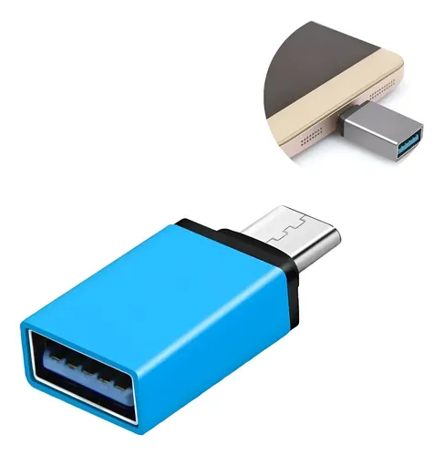Adaptador Otg Usb Hembra A Usb Tipo C Macho Carga Y Datos - Imagen 15