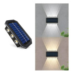 Lámpara aplique solar bidireccional 6 LED de exterior 25318 - Imagen 2