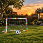 Arco de fútbol con luces pelota e inflador infantil 26545 - Imagen 7