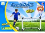 Arco De Futbol + Aro De Basquet Infantil Niños Hogar 26562 Azul Y Naranja - Imagen 6