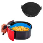 Bandeja Freidora De Aire Redonda Silicona 25 Cm Molde 9999