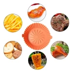 Bandeja redonda silicona freidora de aire 25 cm molde 9999 - Imagen 18