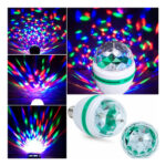 Bola De Rayos Con Luces Giratoria Colores Leds Para Dj 1.5w - Imagen 4
