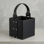 Canasta Matera Porta Termo Mate Cuerina Con Tira Para Colgar - Imagen 9