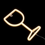 Cartel Led Neón Forma De Copa Decoracion Usb O A Pilas