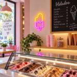 Cartel Neón Led Palito De Helado Usb O A Pilas - Imagen 2