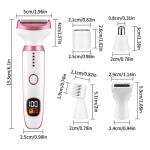 Depiladora corporal facial 5 en 1 recargable USB Or-af2026 - Imagen 5