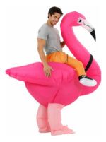Disfraz Inflable De Flamenco Rosa Fiesta Halloween Yj0821 - Imagen 3