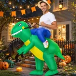 Disfraz dinosaurio inflable para fiesta Halloween Fz1814 - Imagen 4