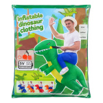 Disfraz Inflable Dinosaurio Fiesta Evento Halloween Yj01022 Verde Lima Único - Imagen 8
