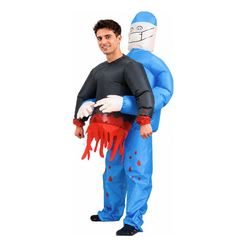 Disfraz médico inflable cirujano maniaco Halloween Yj01004