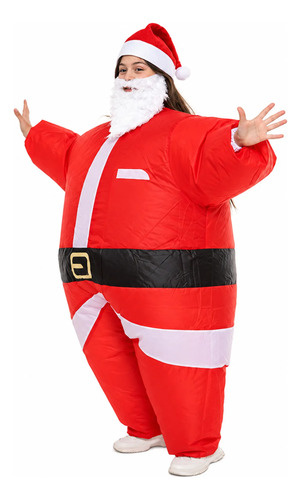 Disfraz Inflable Papá Noel Navidad Santa Claus Yj01012 - Imagen 3