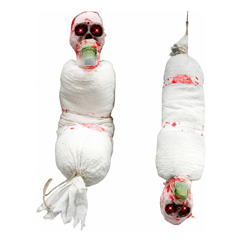 Esqueleto colgante con movimiento y luz Halloween Hda-01-01