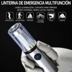 Farol luz linterna LED recargable con trípode camping D46 - Imagen 3