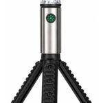 Farol luz linterna LED recargable con trípode camping D46