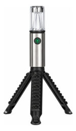 Farol luz linterna LED recargable con trípode camping D46