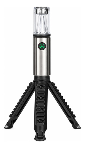 Farol luz linterna LED recargable con trípode camping D46