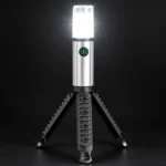 Farol luz linterna LED recargable con trípode camping D46 - Imagen 2