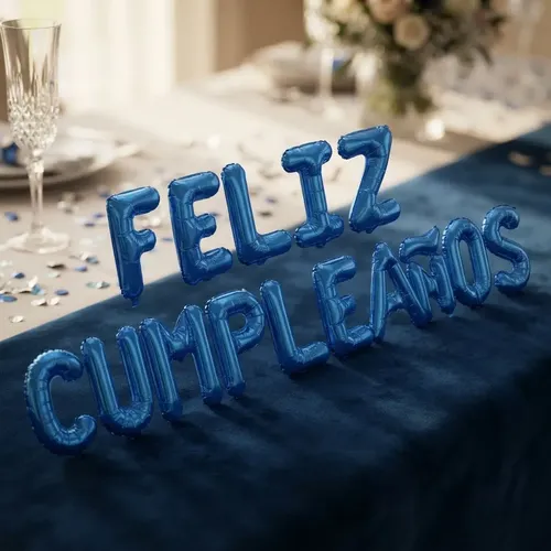 Globo letras feliz cumpleaños - Imagen 3