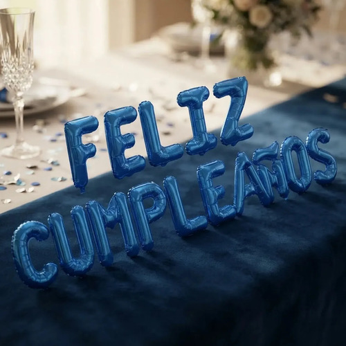 Globo letras feliz cumpleaños - Imagen 15