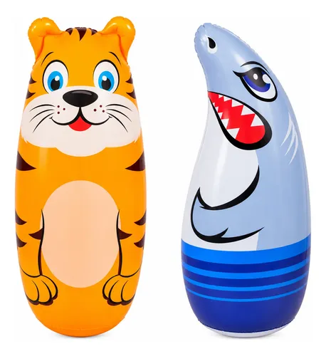 Muñeco animal inflable para pileta y playa 57168 - Imagen 9