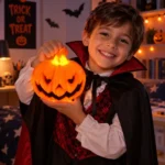 Lámpara Calabaza Led Halloween Luminosa Deco Adorno Yj0137 - Imagen 2