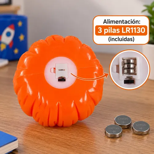 Lámpara Calabaza Led Halloween Luminosa Deco Adorno Yj0137 - Imagen 5