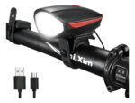 Luz Led Delantera Y Bocina Para Bicicleta Recargable Usb - Imagen 15