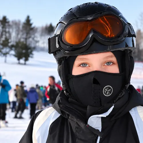 Mascara Media Cara Termica Para Frio De Moto Invierno Sa6496 - Imagen 5