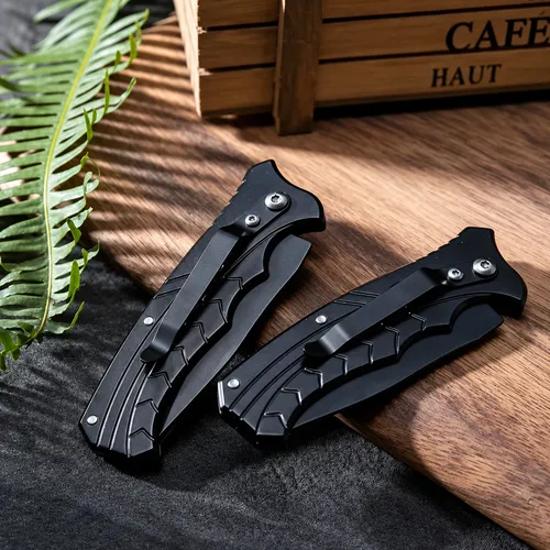 Navaja Cuchillo Caza Pesca Plegable Retractil Manual Ch3155 - Imagen 10