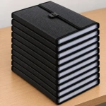 Pack X10 carpetas portafolio A4 transparente oficina