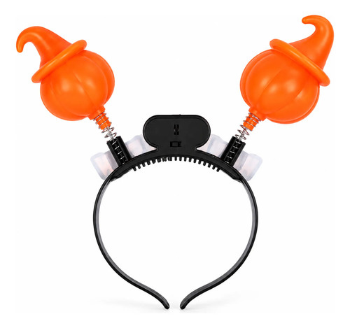 Pack X24 vinchas calabaza con luz LED Halloween Yj0127 - Imagen 3