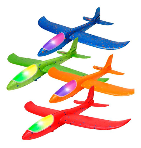 Pack X5 aviones voladores de goma espuma - Imagen 1