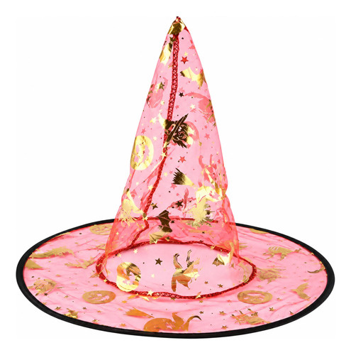 Pack X 10 sombrero bruja disfraz fiesta Halloween - Imagen 6