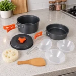 Set De Marmitas Ollas De Cocina 3 En 1 Campamento Gt-200 - Imagen 2