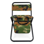 Silla plegable con mochila camuflada para camping campamento Cc22 - Imagen 4